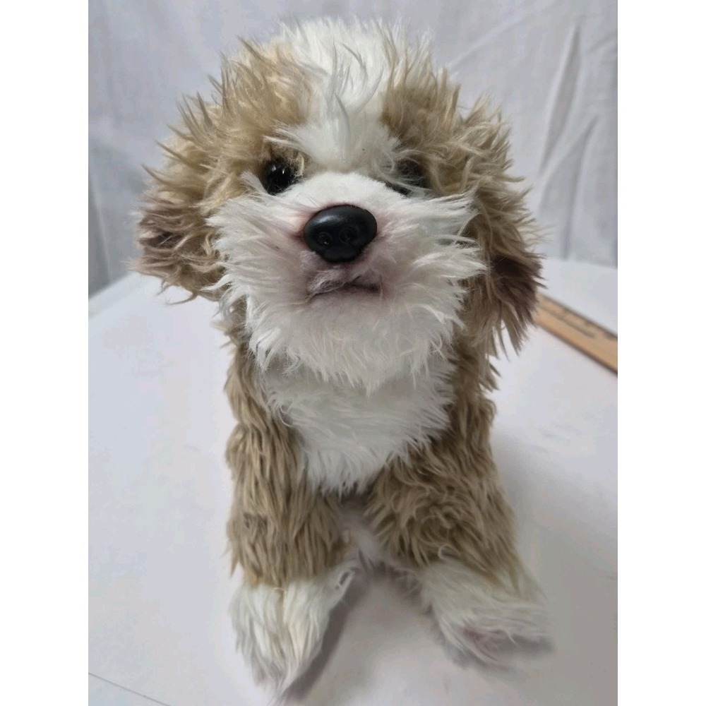 Bearington Murphy Maltipoo Plush Dog Puppy Tan White Shaggy 9 Inch